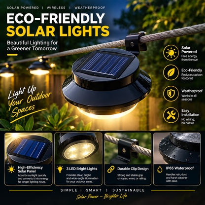 🏡 Best Seller | GlowEdge™ Solar Gutter & Wall Light