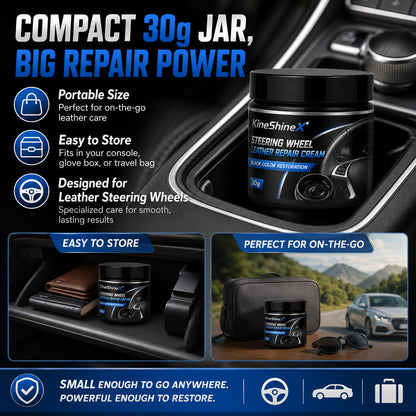 🔥 Hot Selling | SteerRestore™ High Quality New Leather Repair & Revive Cream with Brush