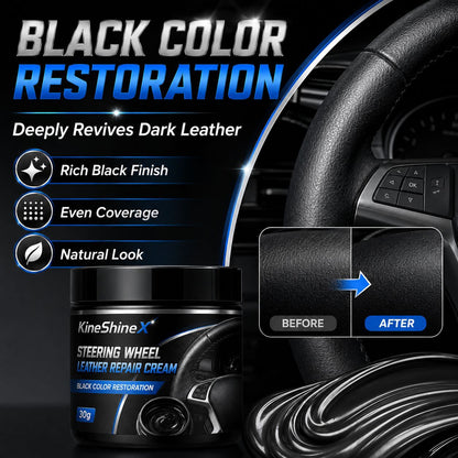 🔥 Hot Selling | SteerRestore™ High Quality New Leather Repair & Revive Cream with Brush
